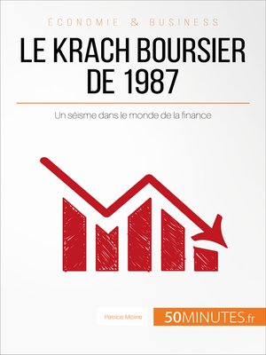 cover image of Le krach boursier de 1987